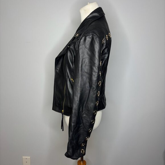 Cleobella - Black Baxter Leather Jacket - Picture 7 of 9